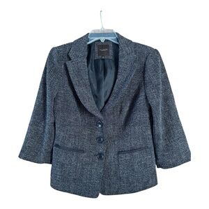The Limited Women’s Gray Blazer, Three Quarter Sleeves, Sz Medium
